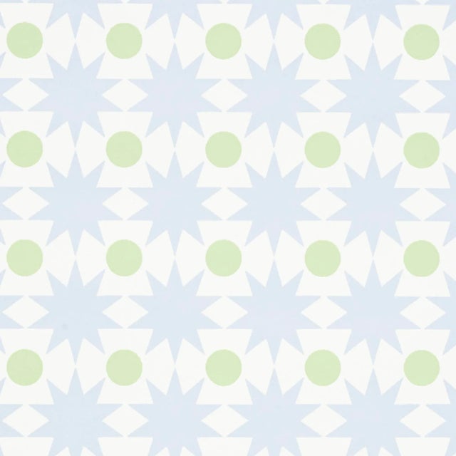 A small-scale star and polka dot pattern, this stylish, two-tone print is a brilliant way to pull together a room—and...