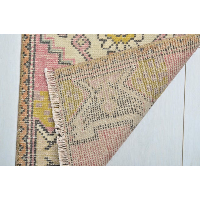 1960s Mid 20th Century Geometric Turkish Carpet For Sale - Image 5 of 5