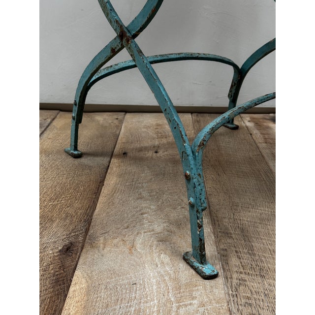 Classic Vintage French Bistro Chairs - a Pair For Sale - Image 9 of 15