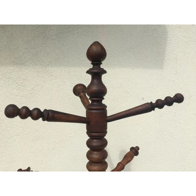 Freestanding Wooden Coatstand, 1920s For Sale - Image 4 of 18