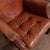 Brown Pair of 20th Century Vintage Danish Leather Wingback Club Chairs For Sale - Image 8 of 11