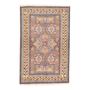 Semi-Antique Hand-Knotted Persian Ardebil Rug – 4'5" X 6'10"