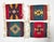 1960s Vintage Southwestern Woven Wool Coasters With Fringe, Set of 4 For Sale - Image 5 of 7