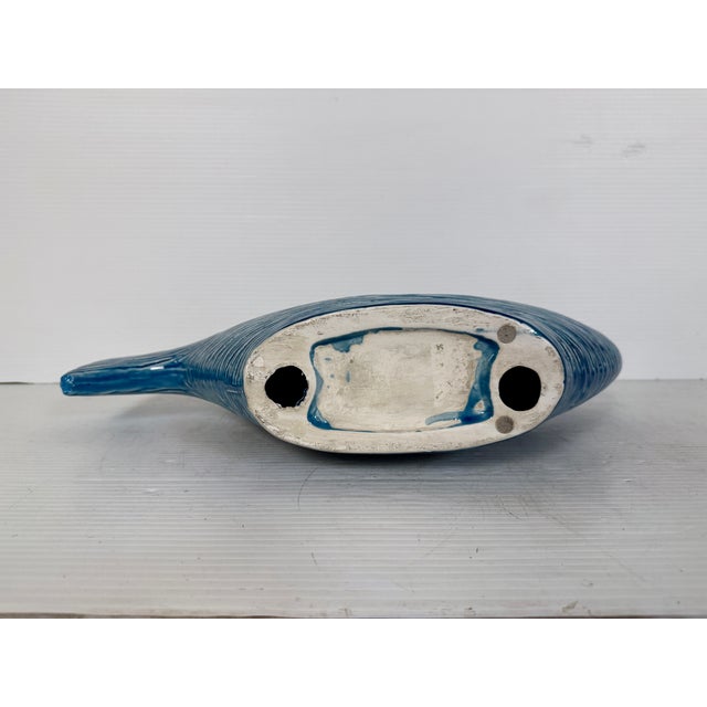 Blue Ceramic Fish For Sale - Image 9 of 9