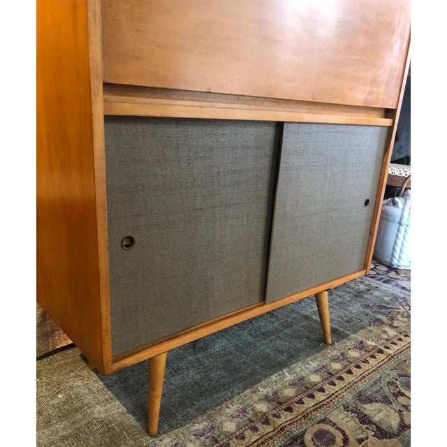Paul McCobb Mid-Century Modern Drop-Front Desk For Sale - Image 9 of 13