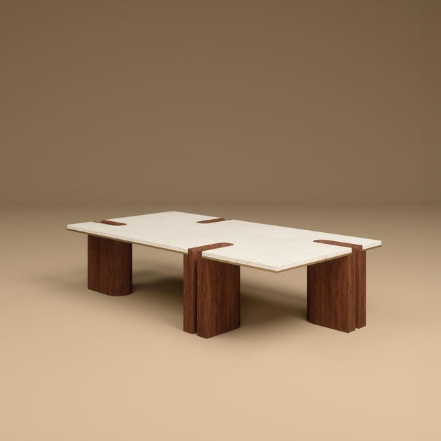 Grenville Center Table by Wood Tailors Club, in New conditions. Designed from 2000 Signed by Maker