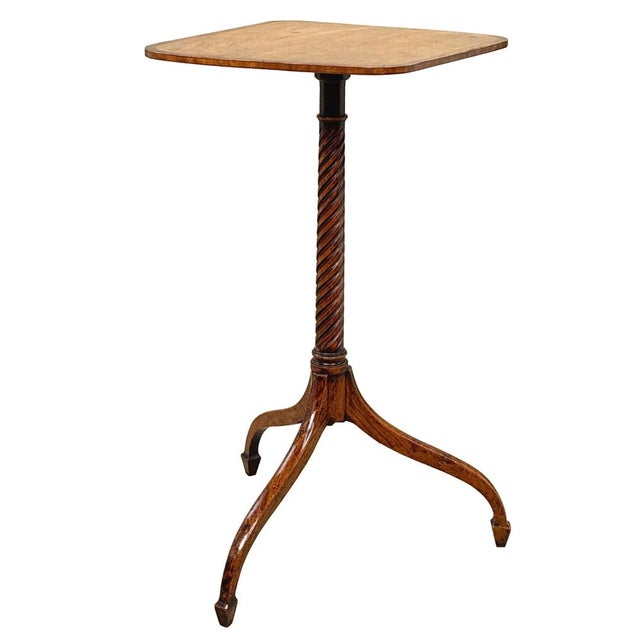 Hollywood Regency Regency Square Kingwood Wine Table, 1815 For Sale - Image 3 of 13