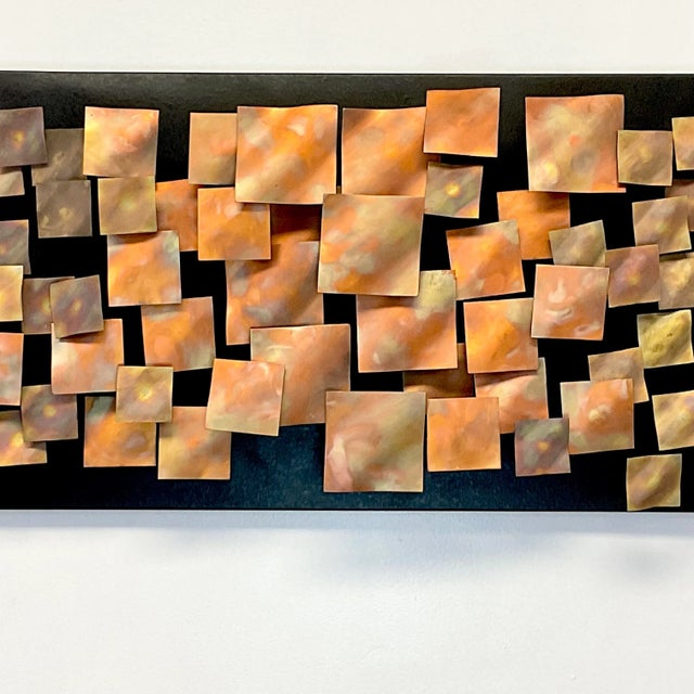 Abstract 1970s Vintage Brutalist Abstract Wall Sculpture, After Curtis Jere’ For Sale - Image 3 of 12