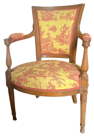 French Louis XVI Convertible Armchair