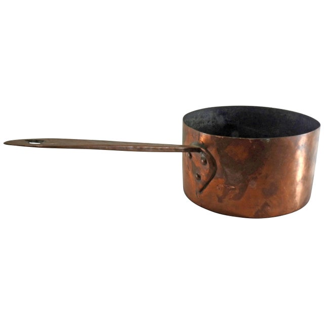Early 19th Century Early 19th Century Large Copper Stock Pan For Sale - Image 5 of 5