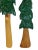 Pair of hand-made large-scale Christmas Pine tree wall hangings. Perfect for decorating for the holidays or all year...