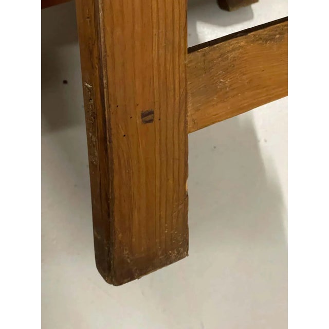 Transitional Antique Country One Drawer Table For Sale - Image 3 of 13