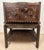 Spanish Carved Oak Bargueño on Stand, 1930 For Sale - Image 9 of 12