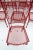 Red Mid Century Woodard Metal Dining Chairs - Set of 8 For Sale - Image 11 of 13