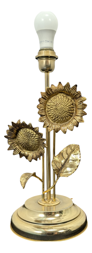 Brass Sunflower Table Lamp