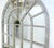 Late 20th Century Country Style Large Dome Shape 47x79" Wall Mirror Distressed Finish Wood For Sale - Image 5 of 11