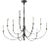Suzanne Kasler for Visual Comfort Signature Reims Large Chandelier in Aged Iron For Sale