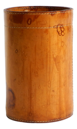 Leather Paper Bin from Torben Ørskov & Co, Denmark, 1960s