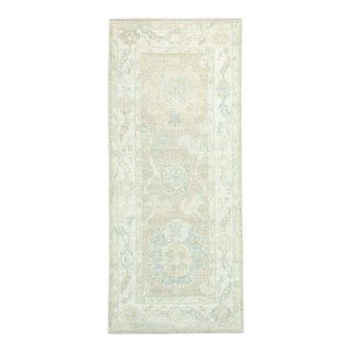 Turkish Oushak Rug 2'2" x 5'2" #19843 For Sale