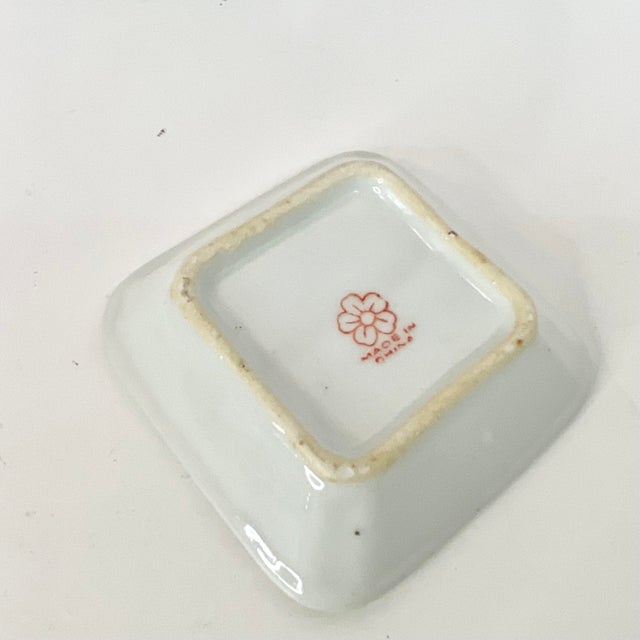 Mid 20th Century Chinoiserie Hollywood Regency Rice Bowls and Sauce Cups - Set of 10 For Sale - Image 9 of 10