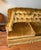 Mid-Century Modern Vintage Tufted Gold Velvet Sofa Couch For Sale - Image 3 of 10