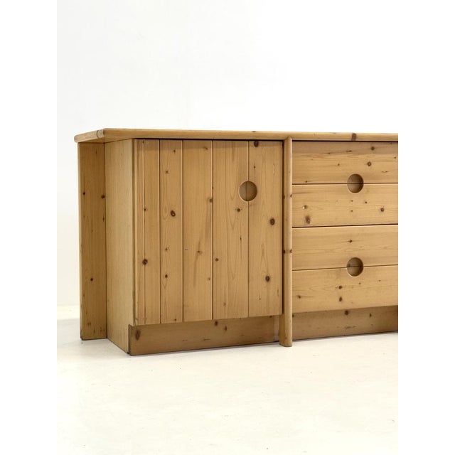 1970s Pine Sideboard by Charlotte Perriand for Les Arcs, 1970s For Sale - Image 5 of 11