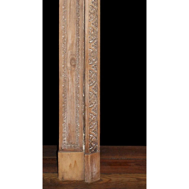 Antique Carved Georgian Style Mantel For Sale - Image 4 of 6
