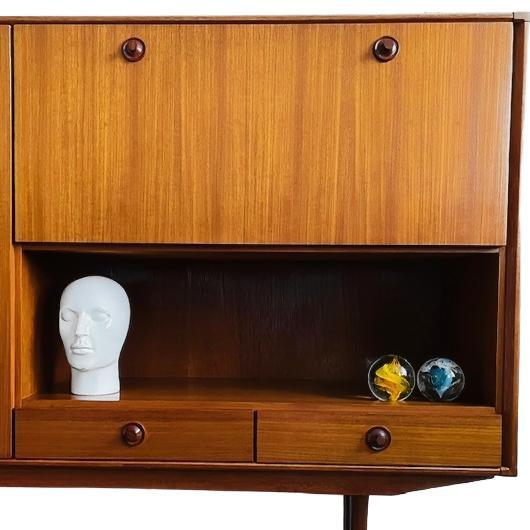 Brown Mid-Century Sideboard from Topform, 1960s For Sale - Image 8 of 16