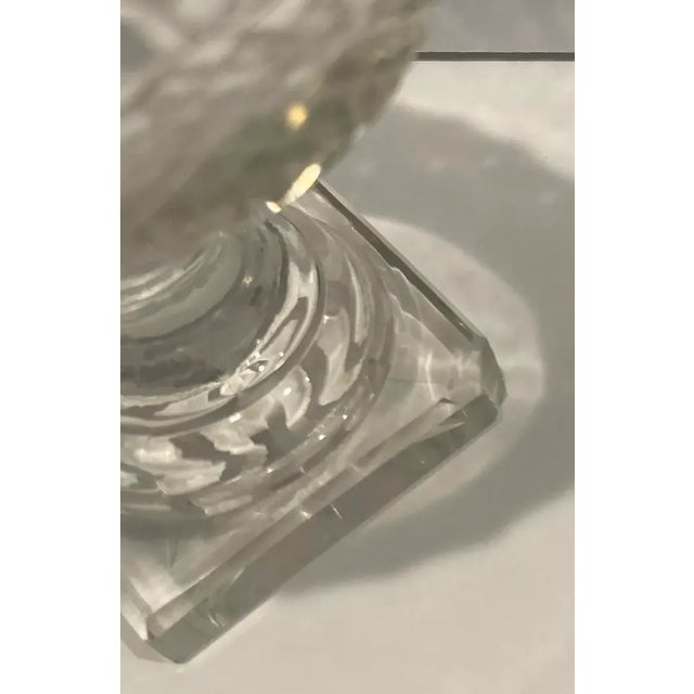Antique Irish Cut Glass Salt Cellars - A Pair For Sale - Image 6 of 6