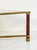 French Modern Rectangular Cocktail or Coffee Low Table of Brass and Smoked Glass For Sale - Image 9 of 11