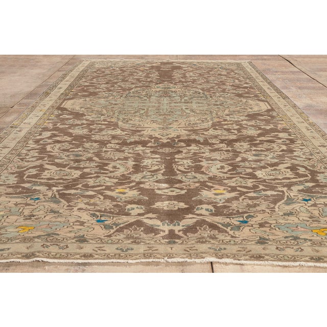 Antique Persian Bakhtiari Rug, 06'05 X 10'11 For Sale - Image 9 of 10
