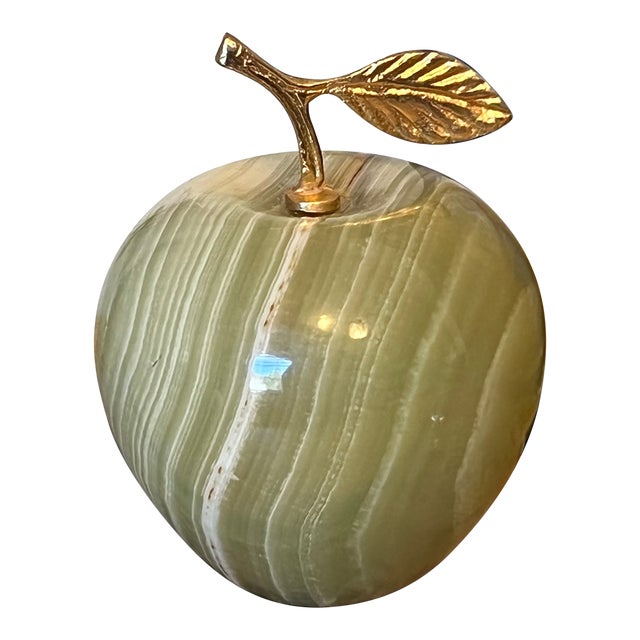 Vintage Mid Century Modern Apple Sculpture For Sale