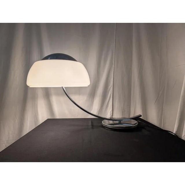Silver Modern Desk Lamp, 1970s For Sale - Image 8 of 9