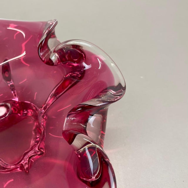 Pink-Purple Murano Glass Shell Ashtray, Italy, 1970s For Sale - Image 9 of 18