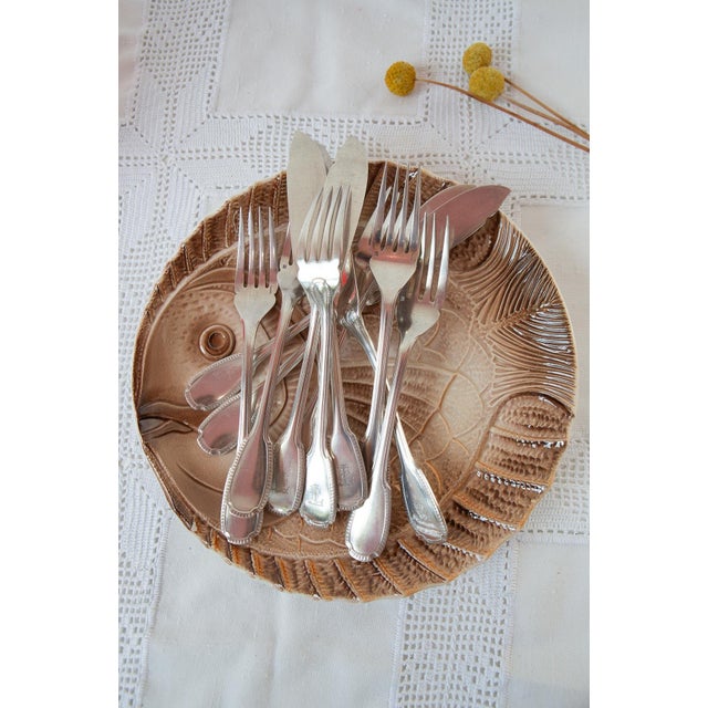 Fish Cutlery from Christofle, 1890s, Set of 12 For Sale - Image 3 of 6