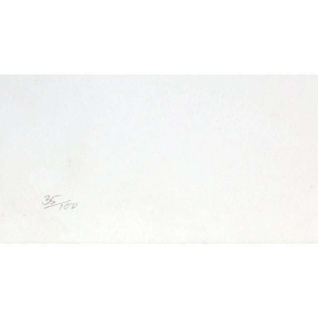 Minimalism Waving Stripes, Charles Hinman Screen Print For Sale - Image 3 of 4