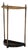 Demi-Lune Brass Stick Stand, 1890 For Sale