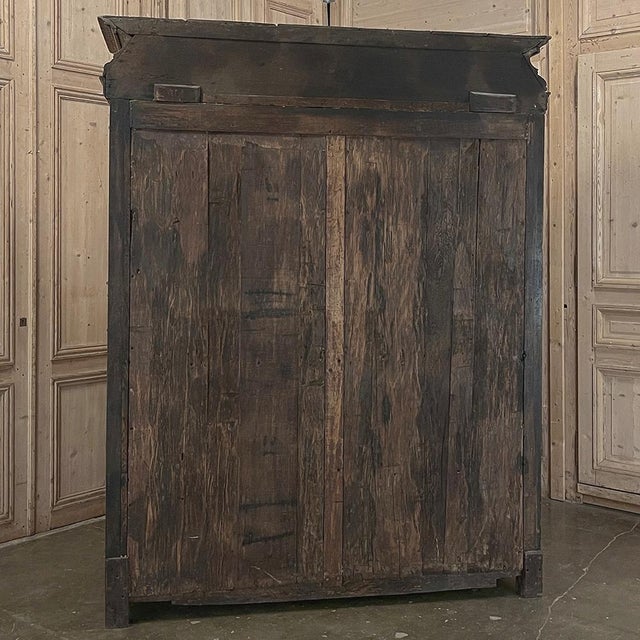 18th Century French Régence Carved Oak Bookcase ~ Bibliothèque For Sale - Image 18 of 18