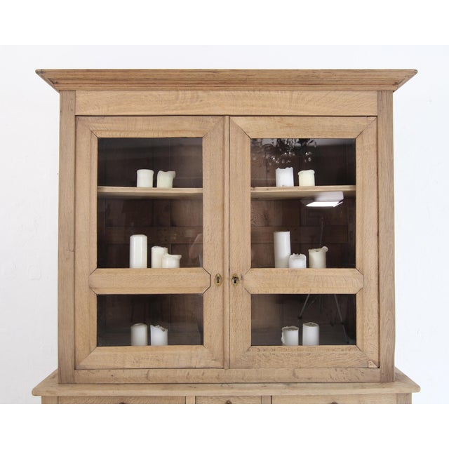 Wood Late 19th Century Oak Buffet Cabinet For Sale - Image 7 of 18