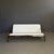 Mid-Century Modern Vintage Italian Sofa in White Bouclé Fabric and Wood from Pizzetti, 1960s For Sale - Image 3 of 16