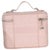 Christian Dior Pink Canvas Embroidered Cannage DiorTravel Vanity Case For Sale - Image 4 of 8