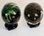 Vintage Chinese Cloisonné Enamel Floral Eggs W/Black Stands Set of 4 For Sale - Image 11 of 14