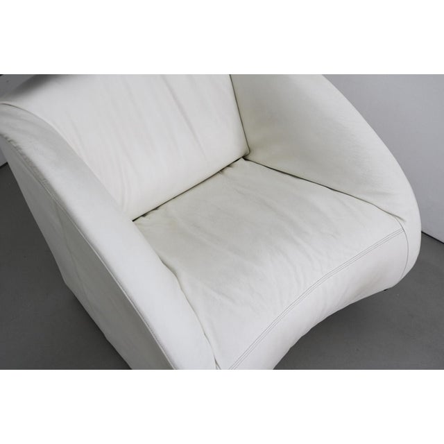 Cream Set of Mama Rocking Chair with Ottoman from Baleri Italia, 1990s For Sale - Image 8 of 13