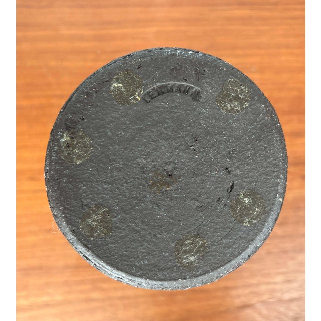 Mid-Century Modern Danish Studio Pottery Candleholder from Lehmann Pottery, 1960s For Sale - Image 15 of 17