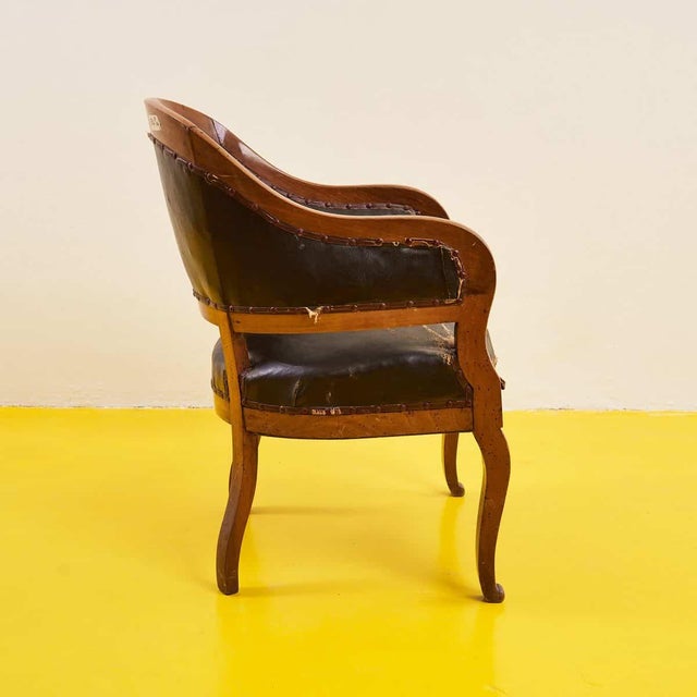 Antique Italian Armchair in Wood, 1890s For Sale - Image 11 of 14