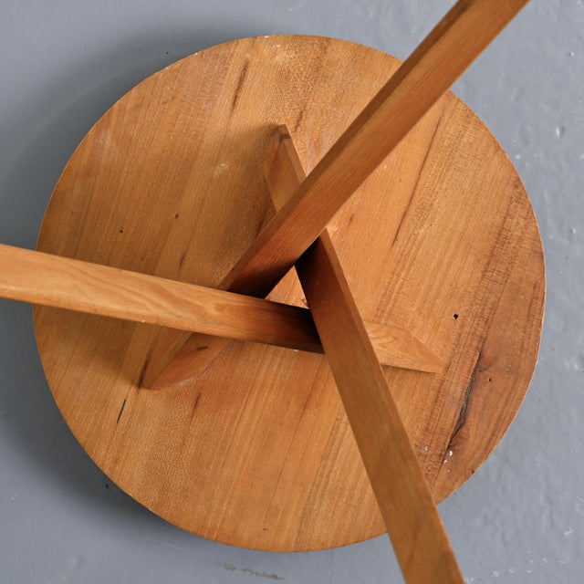 Vintage Elm S31 Stool by Pierre Chapo, 1980 For Sale - Image 10 of 12