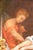 18th C. French Rococo Oil on Canvas Painting of Saint Cecilia in Giltwood Frame For Sale - Image 4 of 10