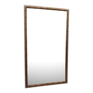 Vintage French Faux Bamboo Mirror