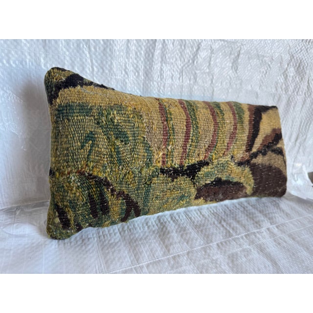 Baroque 17th Century Flemish Tapestry Pillow For Sale - Image 3 of 4