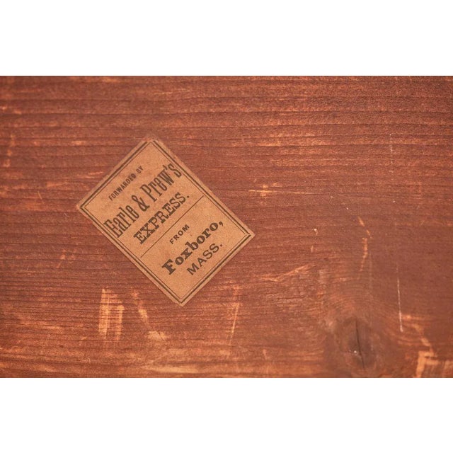 Antique American Georgian Mahogany Bowfront Chest of Drawers For Sale - Image 8 of 9